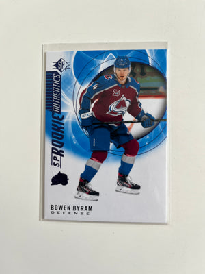 Bowen Byram  - SP Rookie Authentics Blue