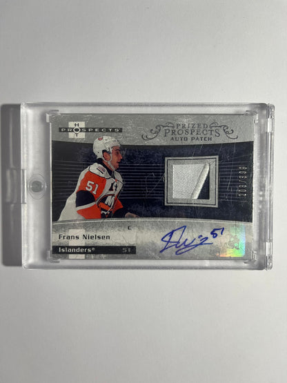 Frans Nielsen - Prized Prospects Hot Prospects Auto Patch 203/399