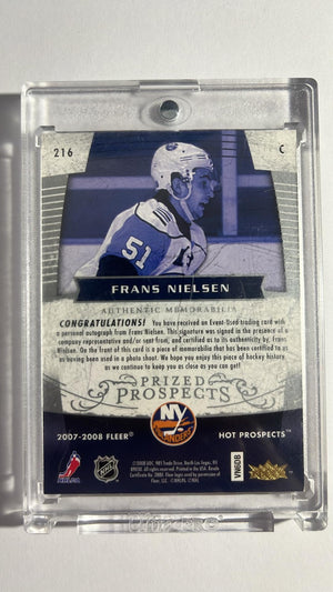 Frans Nielsen - Prized Prospects Hot Prospects Auto Patch 203/399