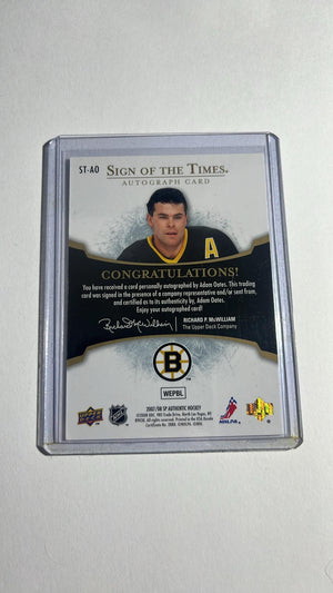 Adam Oates - Sign of the Times Auto