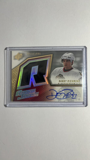 Danny Richmond - Rookie Jersey SPX Auto Patch 1958/1999