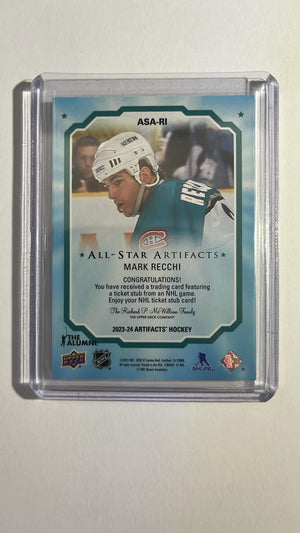 Mark Recchi - All-Star Artifacts Ticket 04/14