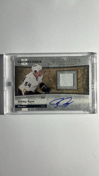 Bobby Ryan - Prized Prospects Hot Prospects Auto Patch 345/399