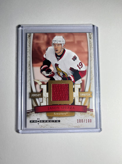 Jason Spezza - Hot Prospects Jersey Swatch Patch 100/100