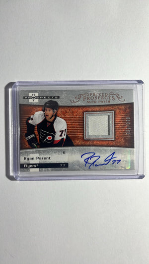 Ryan Parent - Prized Prospects Hot Prospects Auto Patch 333/399