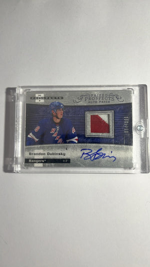 Brandon Dubinsky - Prized Prospects Hot Prospects Auto Patch 054/399