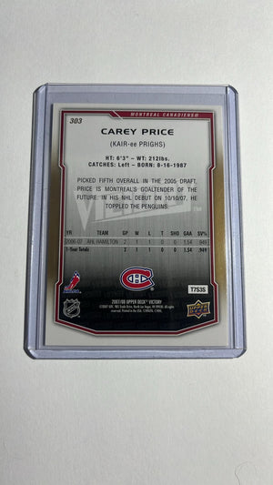 Carey Price - Rookie Victory