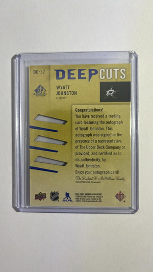 Wyatt Johnston - Deep Cuts Auto Patch 24/75