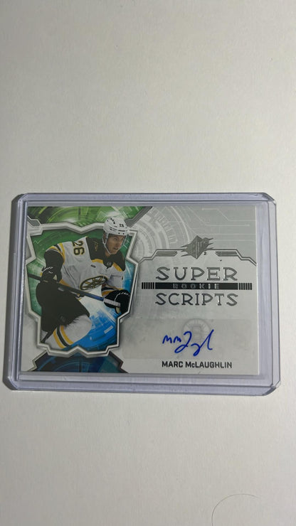 Marc McLaughlin - Super Scripts Rookie Auto SPX