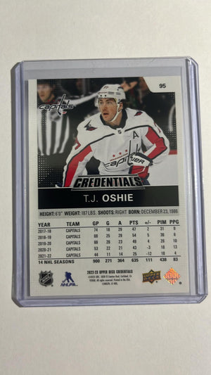 TJ Oshie - Credentials Gold 92/99