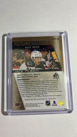 Jack McBain - Future Watch Auto Patch 50/100