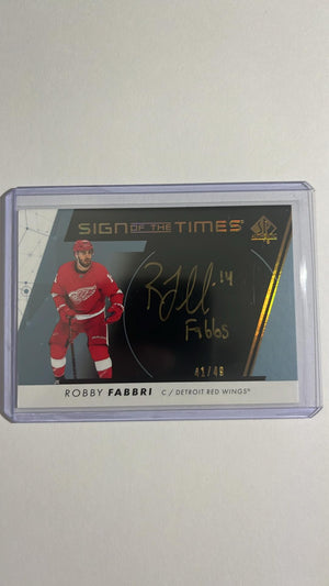 Robby Fabbri - Sign of the Times Auto 41/49