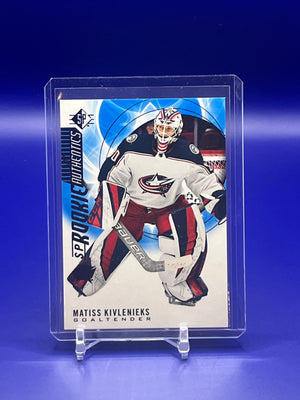 Matiss Kivlenieks - SP Rookie Authentics Blue