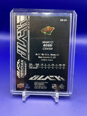 Marco Rossi - Black Obsidian Rookies 230/499