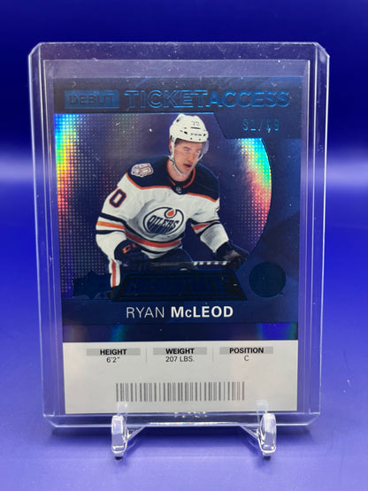 Ryan Mcleod - Debut Ticket Access 91/99