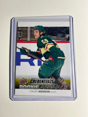 Calen Addison - Rookie Arrivals Credentials