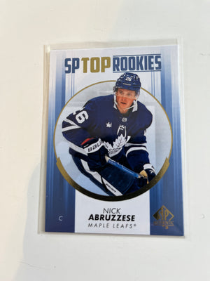 Nick Abruzzese - SP Top Rookies Blue