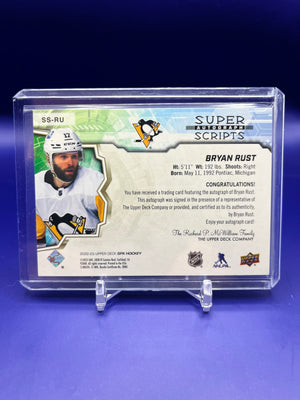 Bryan Rust - Super Scripts Autograph 10/25