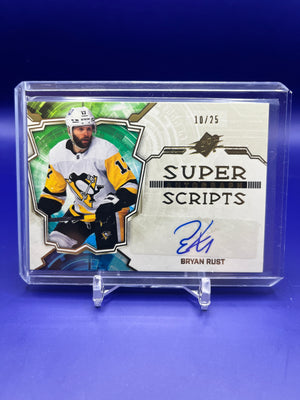 Bryan Rust - Super Scripts Autograph 10/25